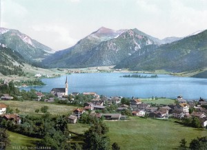 Schliersee in Beieren omstreeks 1900