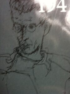 Henri Hayden: Samuel Beckett (tekening)